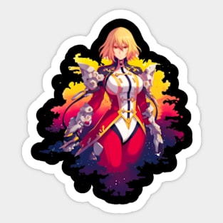 solo leveling - queen cha hae in Sticker